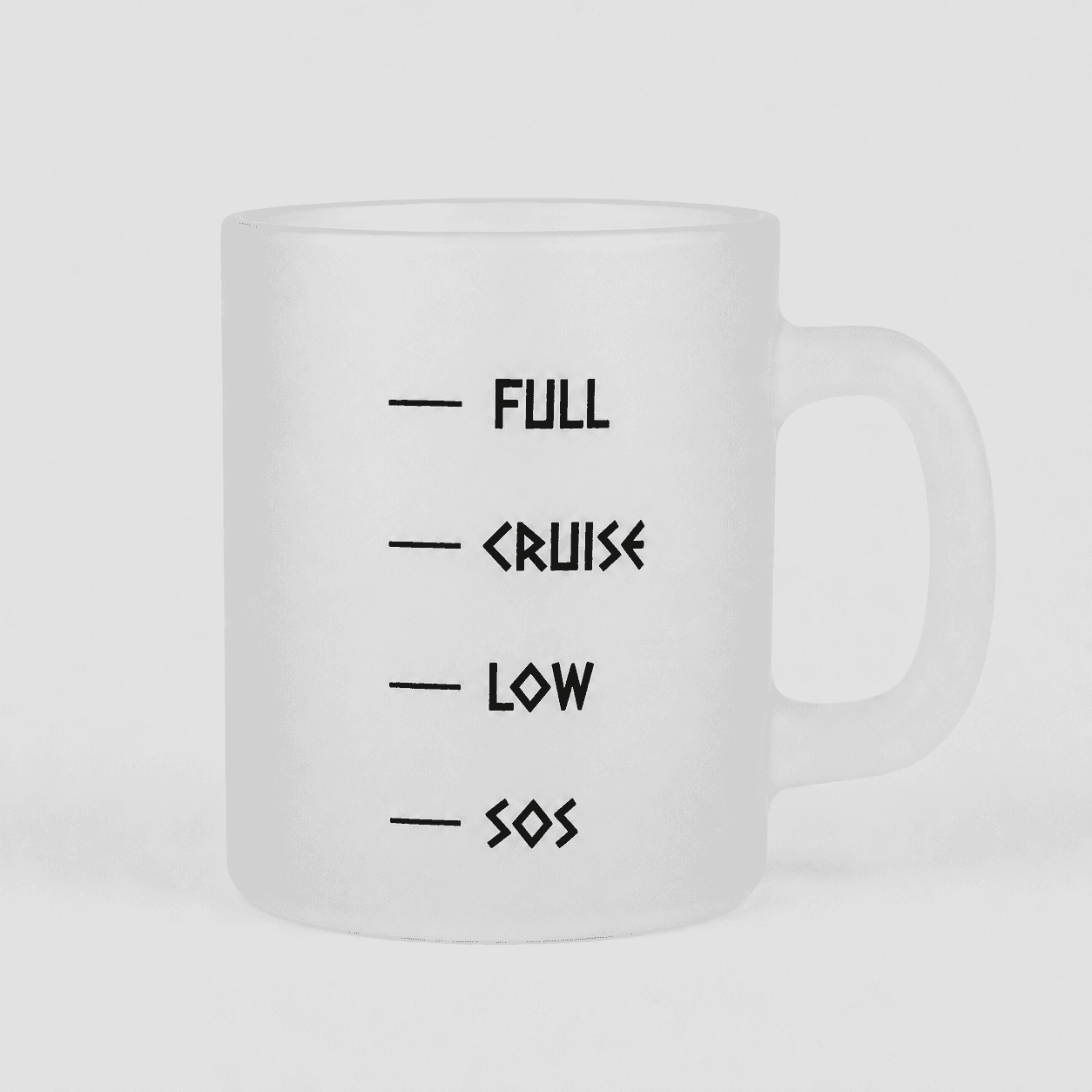 Small Frosted Mug — Back thumbnail