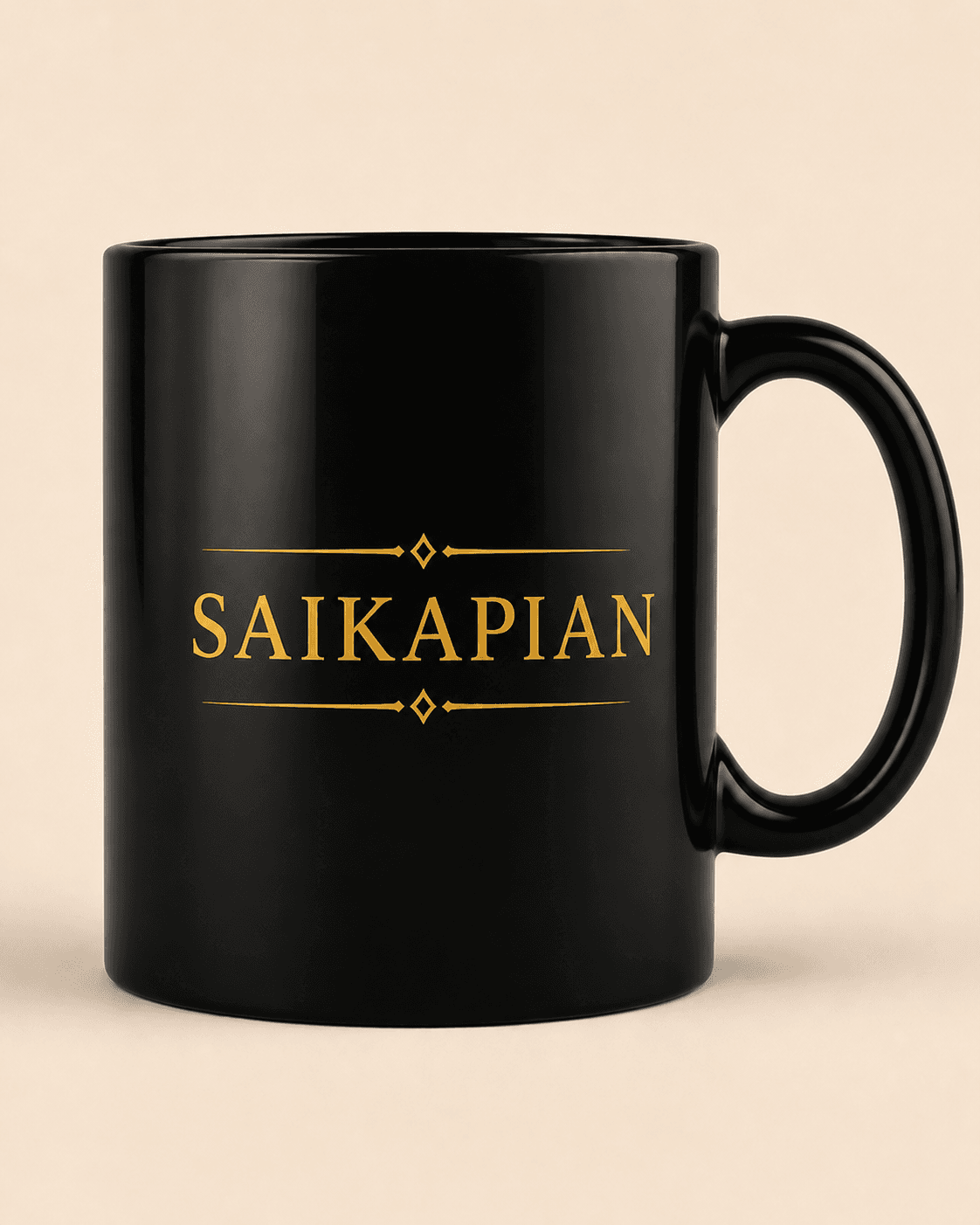 Black Mug — Back thumbnail