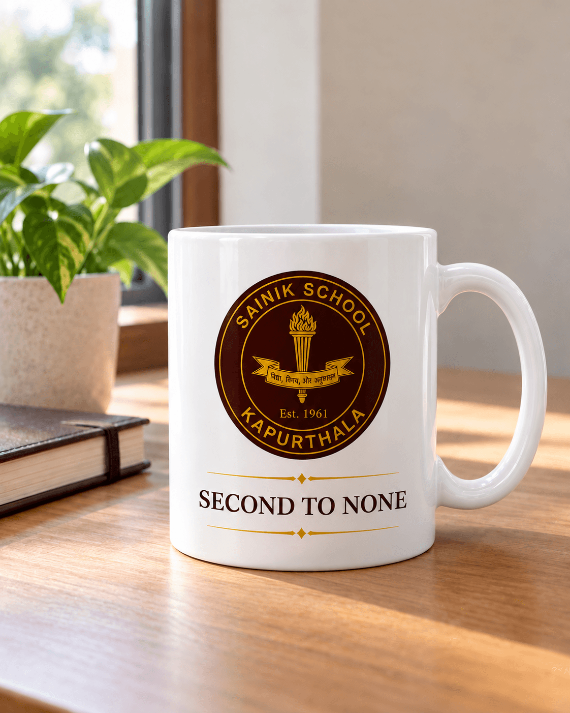 White Ceramic Mug — Lifestyle thumbnail