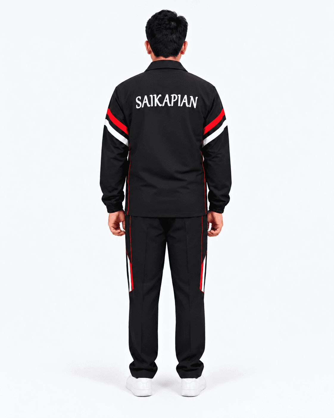 Black Tracksuit — Model Back thumbnail