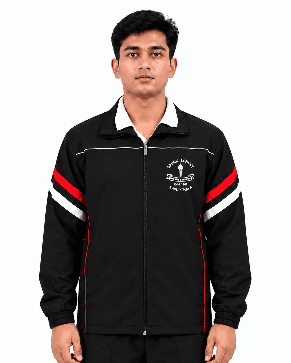 Black Tracksuit — Jacket Close-up thumbnail