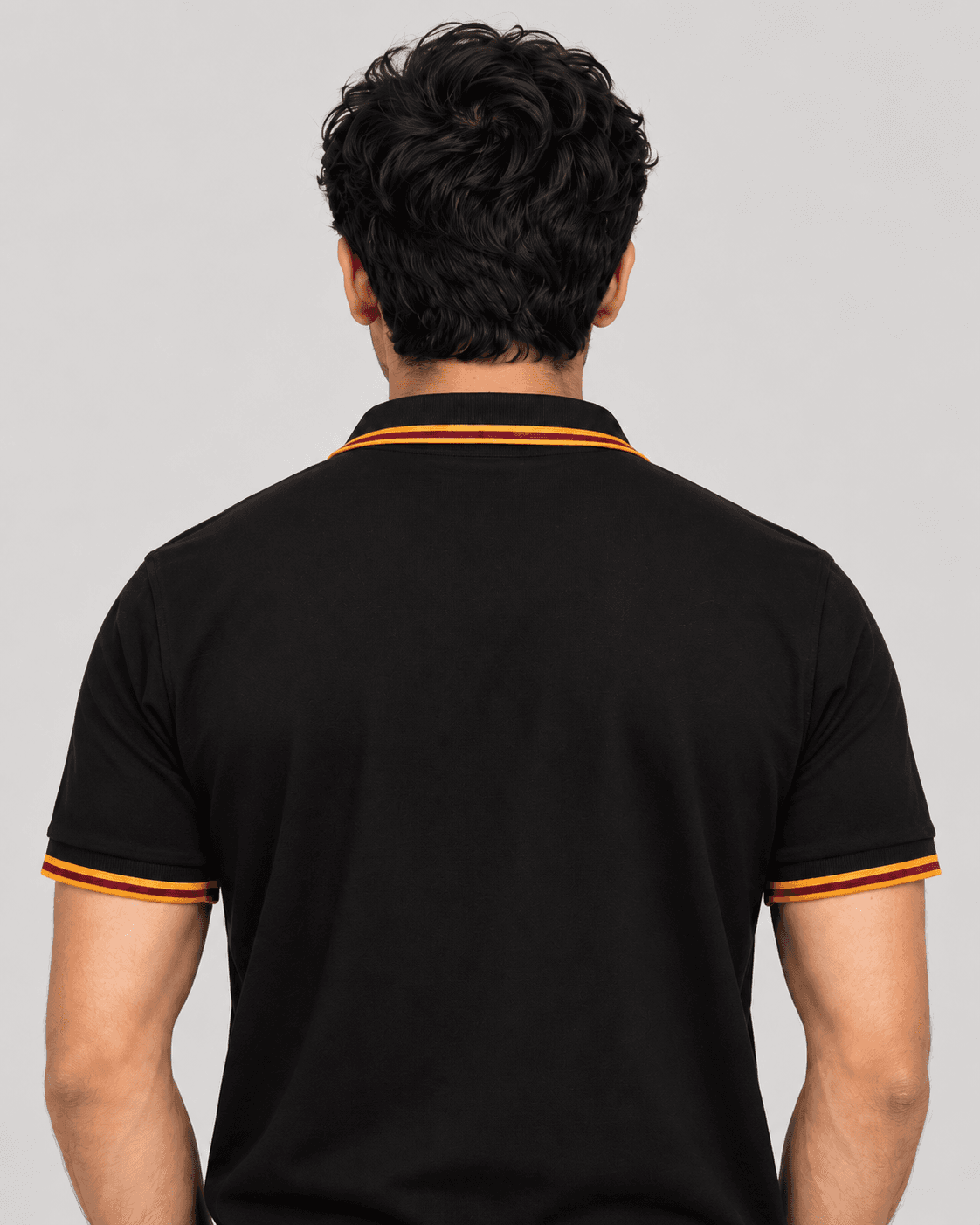 Black T-Shirt — Model Back thumbnail