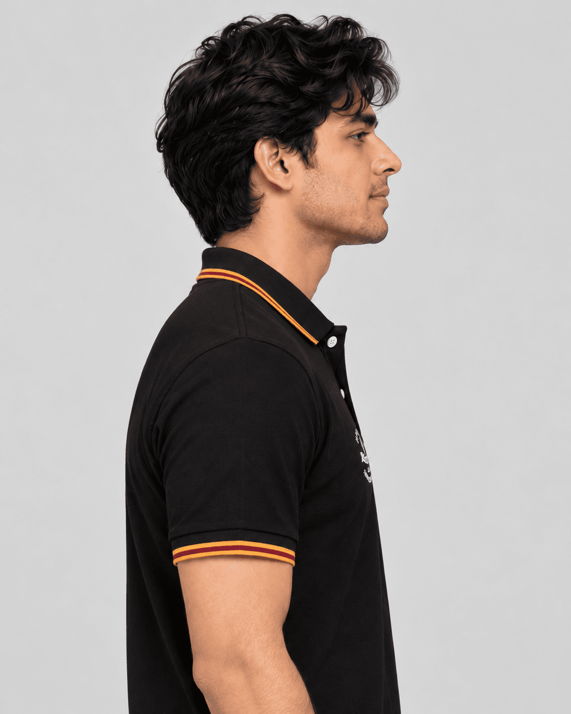 Black T-Shirt — Model Side 2 thumbnail