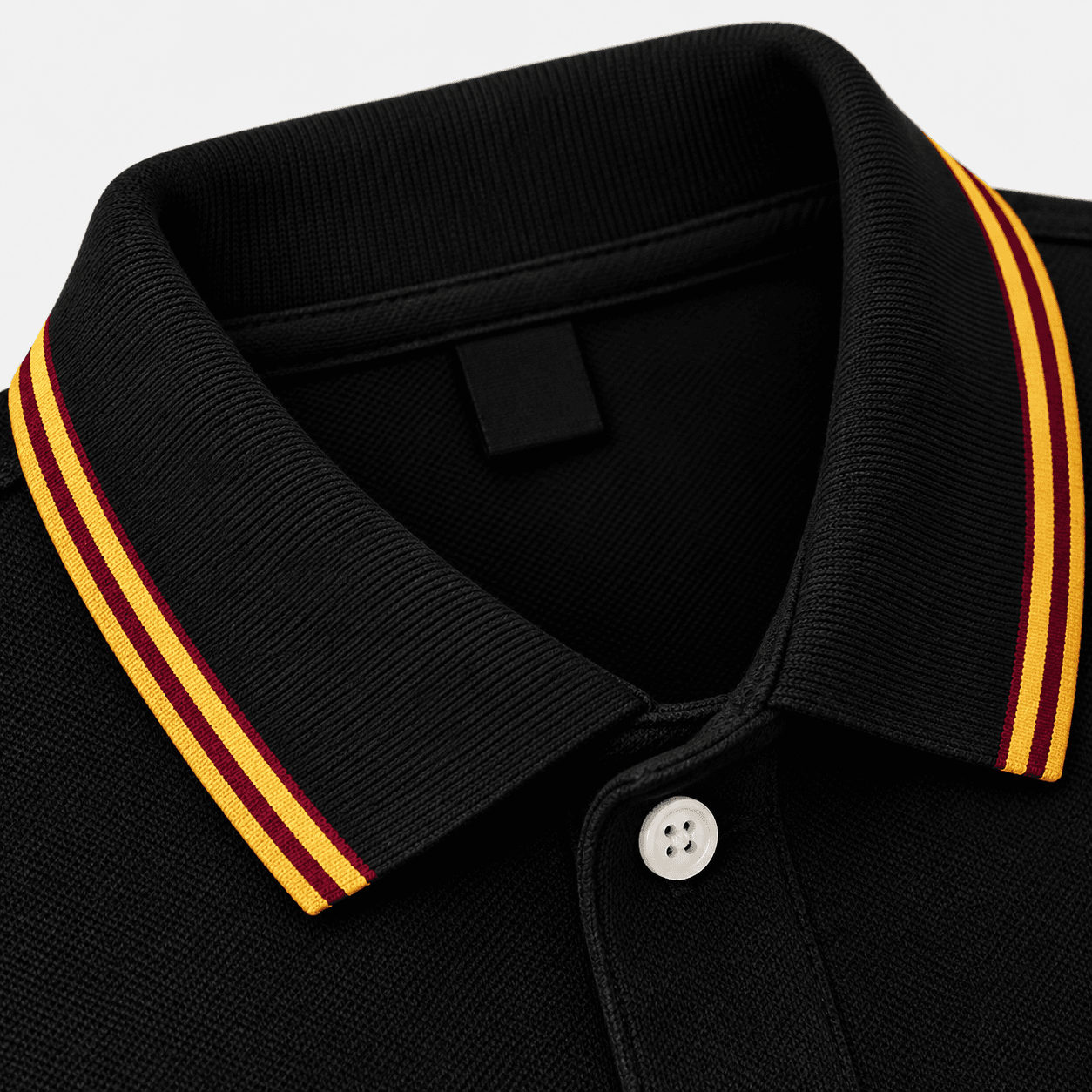 Black T-Shirt — Collar & Sleeve Tipping thumbnail