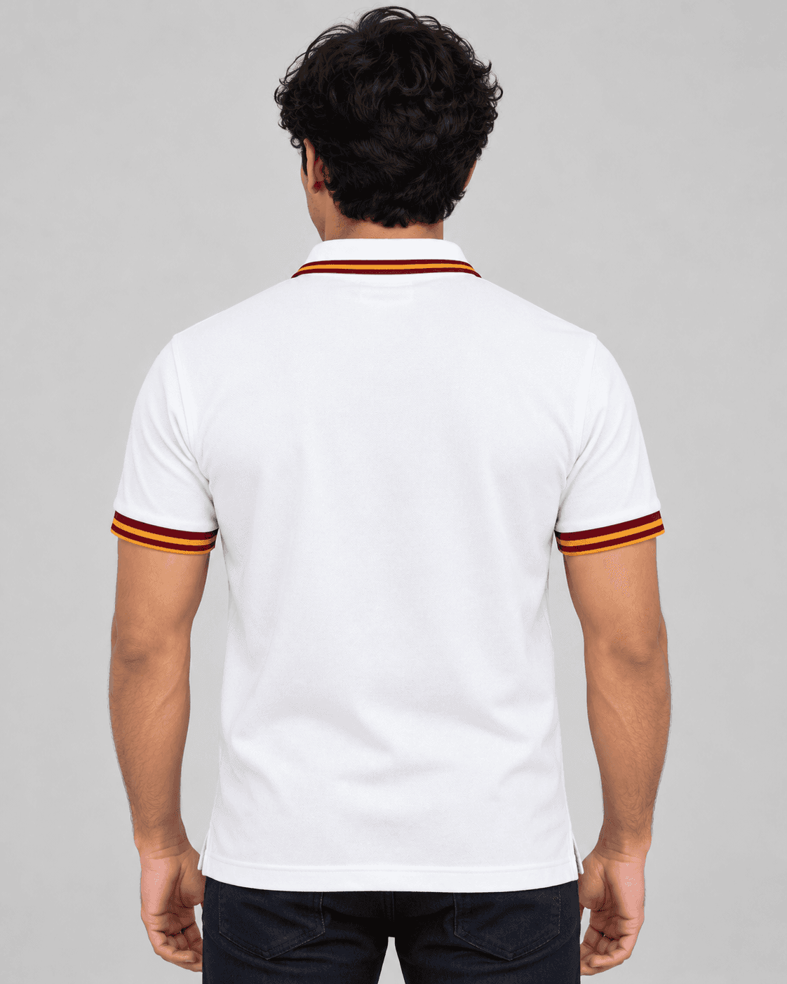 White T-Shirt — Model Back thumbnail