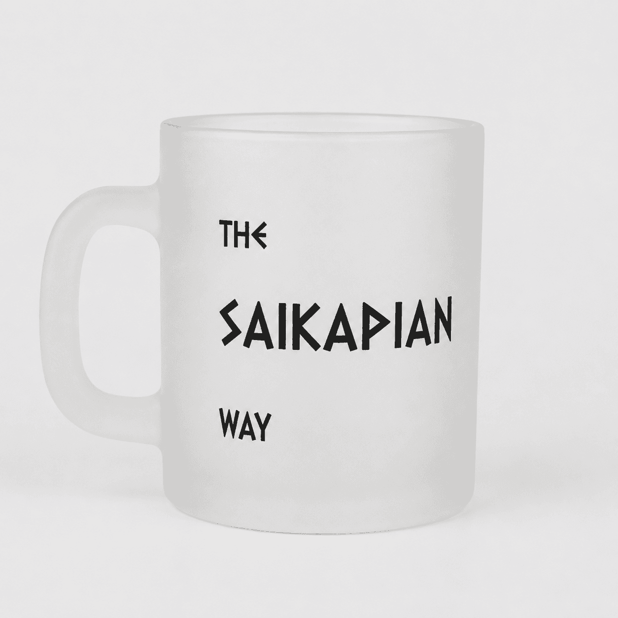Small Frosted Mug — Front view