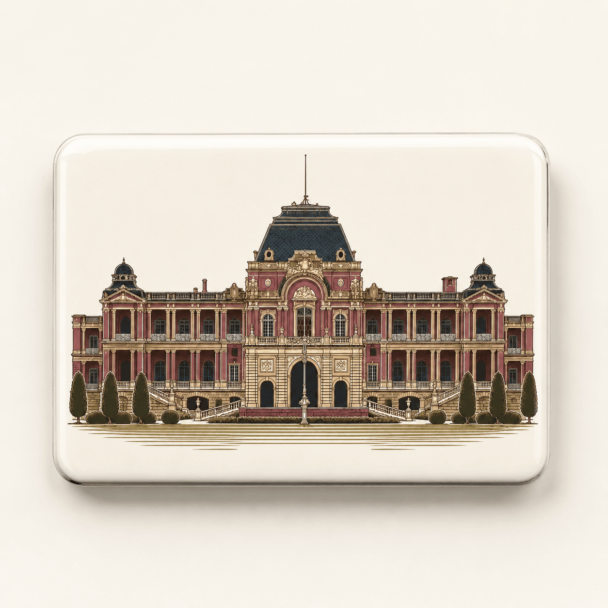 Heritage Building Magnet — Front view