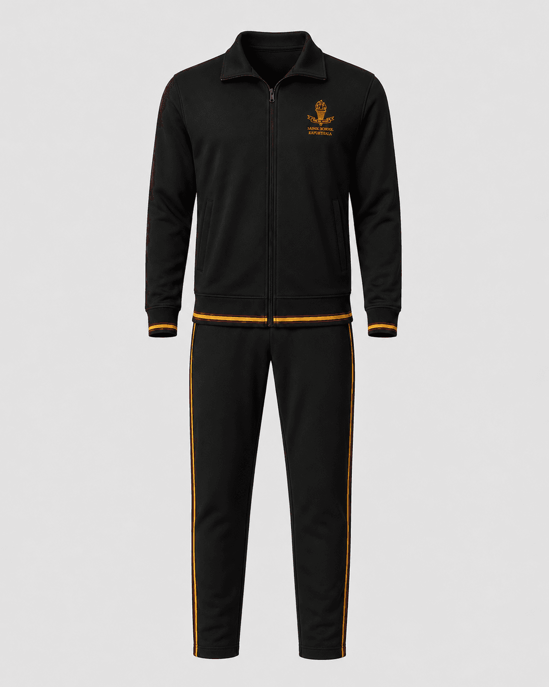 Black Tracksuit — Front view
